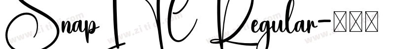 SnapITC Regular字体转换